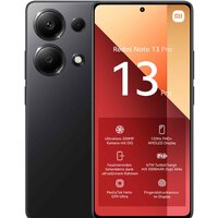 Xiaomi Redmi Note 13 Pro 4G 8GB/128GB с NFC международная версия (полуночный черный) Image #1